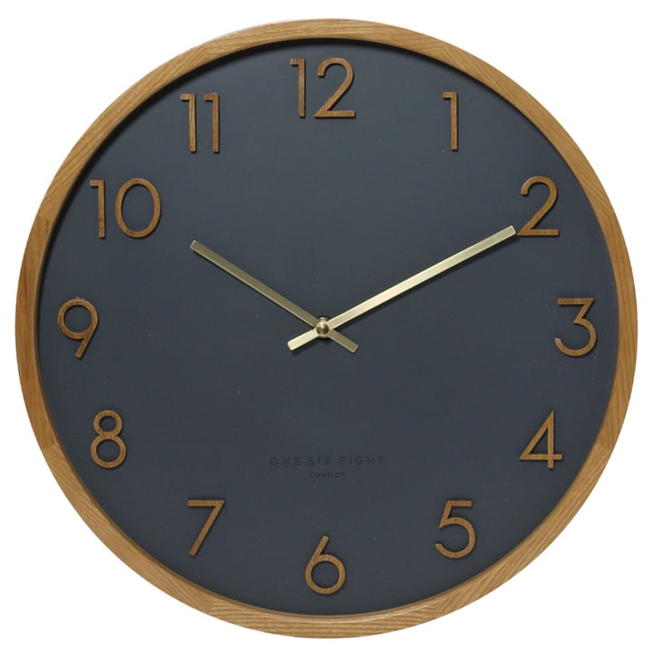 One Six Eight London Scarlett Wall Clock Charcoal Grey 35cm 21005 3
