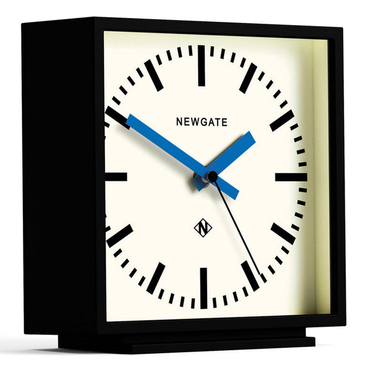 Newgate Amp Mantel Clock Black With Blue Hands 20cm NGMAN/AMP390KICE 2