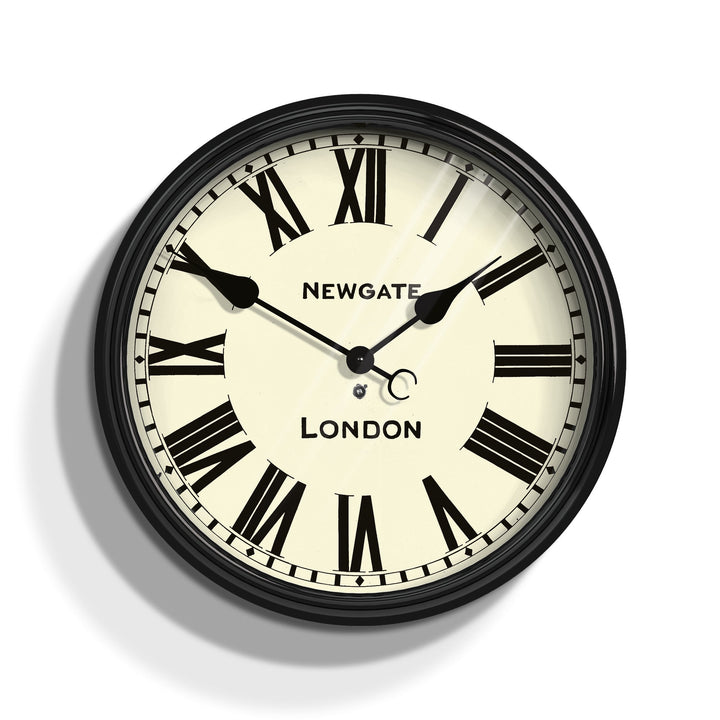 Newgate Battersby Wall Clock Black 50cm NGCLJ71K 1