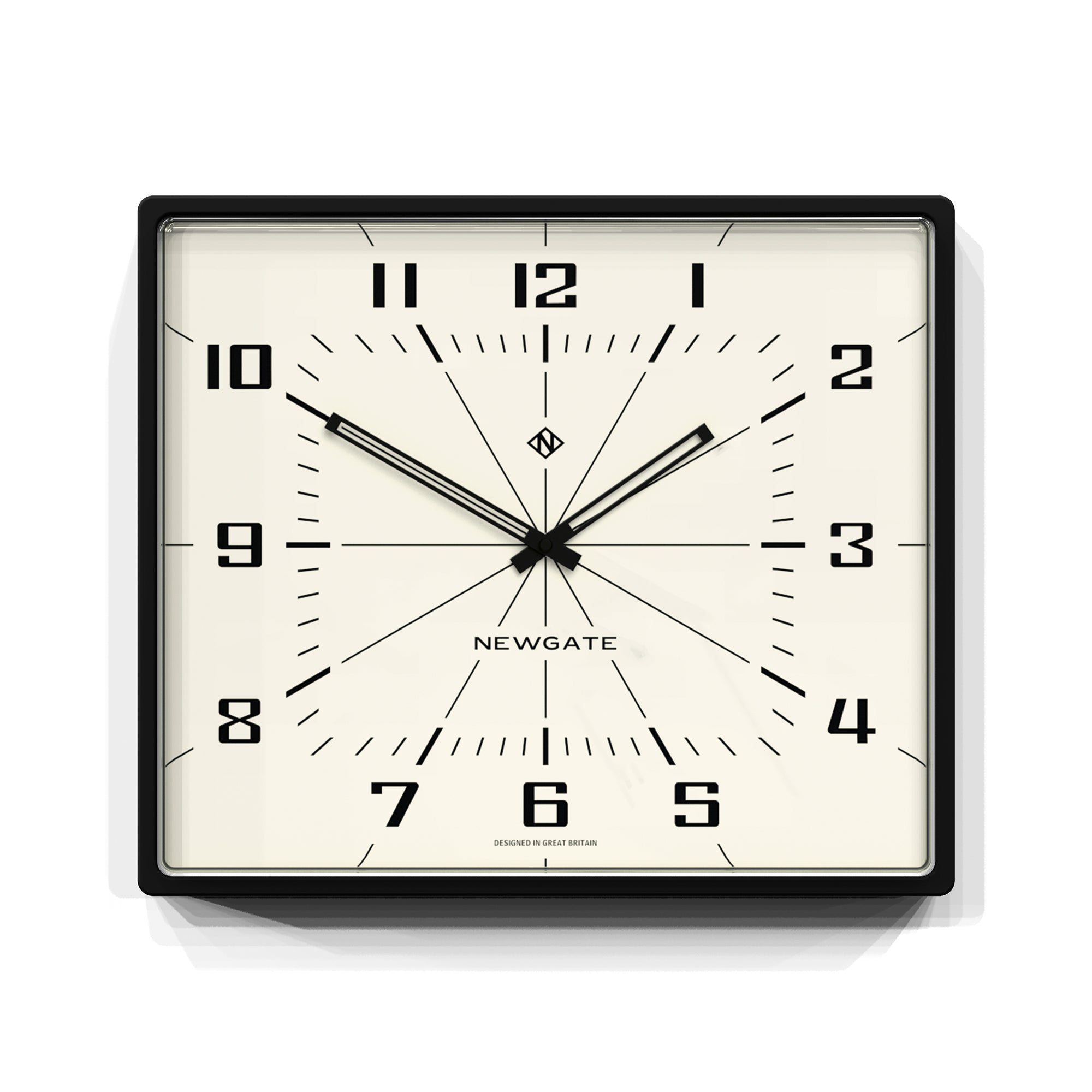 Buy Newgate Box Office Black Retro Wall Clock 42cm Online – Oh Clocks