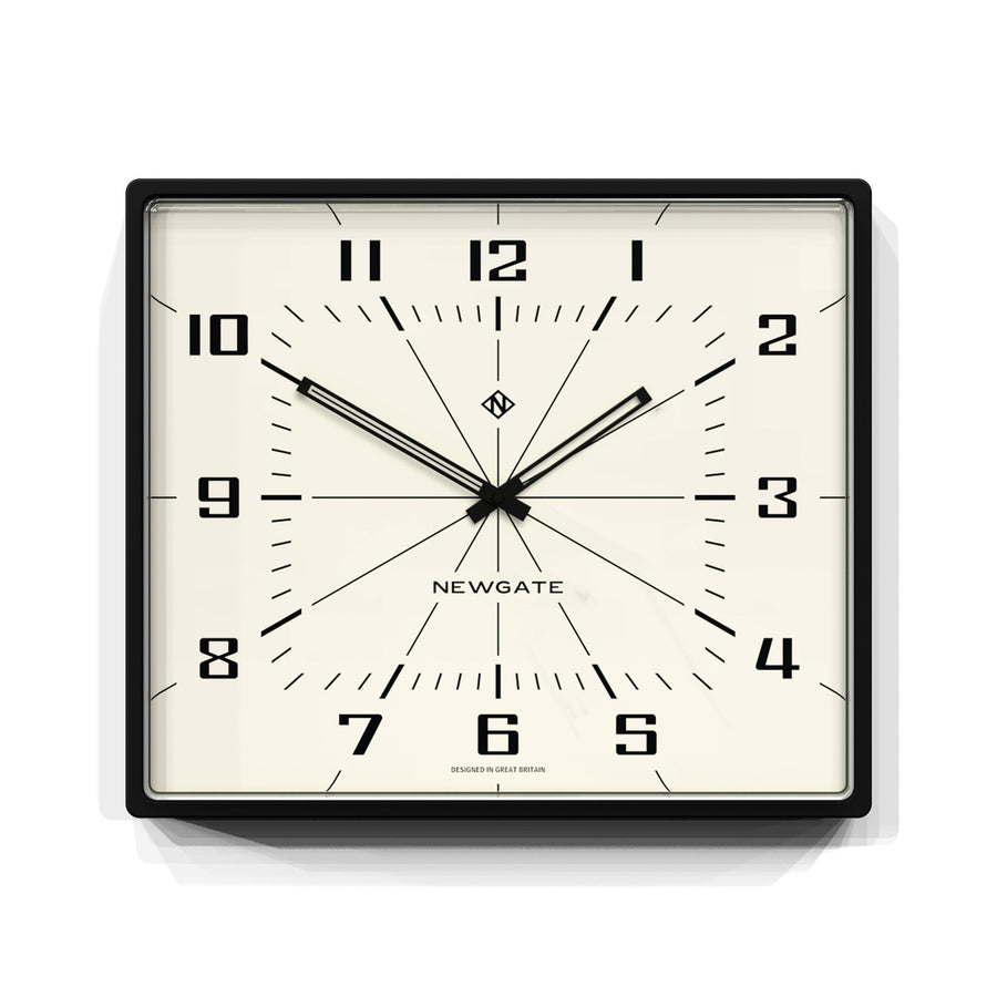 Newgate Box Office Black Retro Wall Clock 42cm NGBOXOF196CK 1