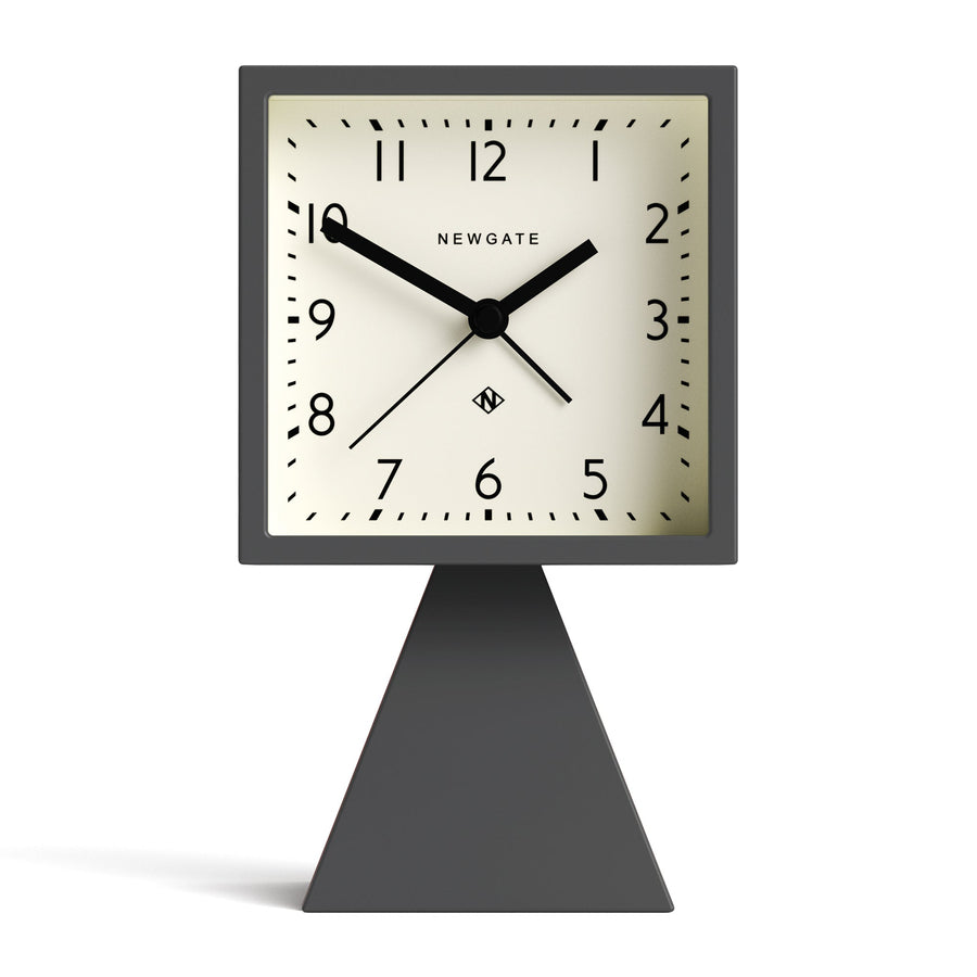 Newgate Brian Alarm Clock Moonstone Grey 17cm NGALM/BRIA410BGY 1