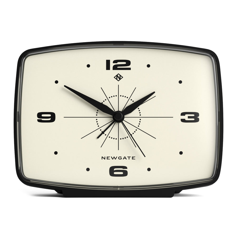 Newgate Brooklyn Retro Alarm Clock Black 14cm NM-ALM/BRO20K 1
