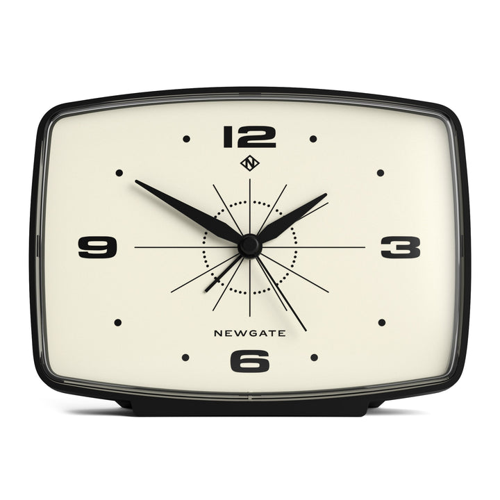 Newgate Brooklyn Retro Alarm Clock Black 14cm NM-ALM/BRO20K 1