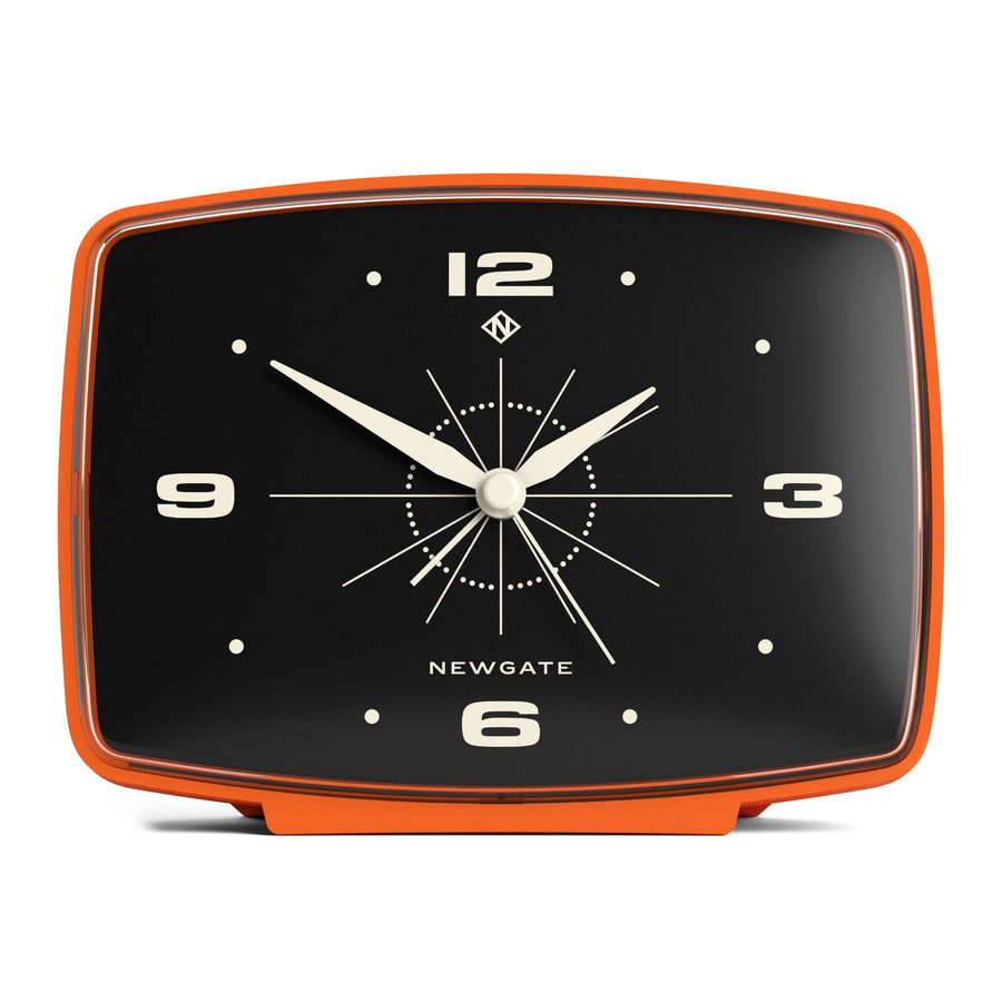 Newgate Brooklyn Retro Alarm Clock Orange 14cm NM-ALM/BRO36PO 1