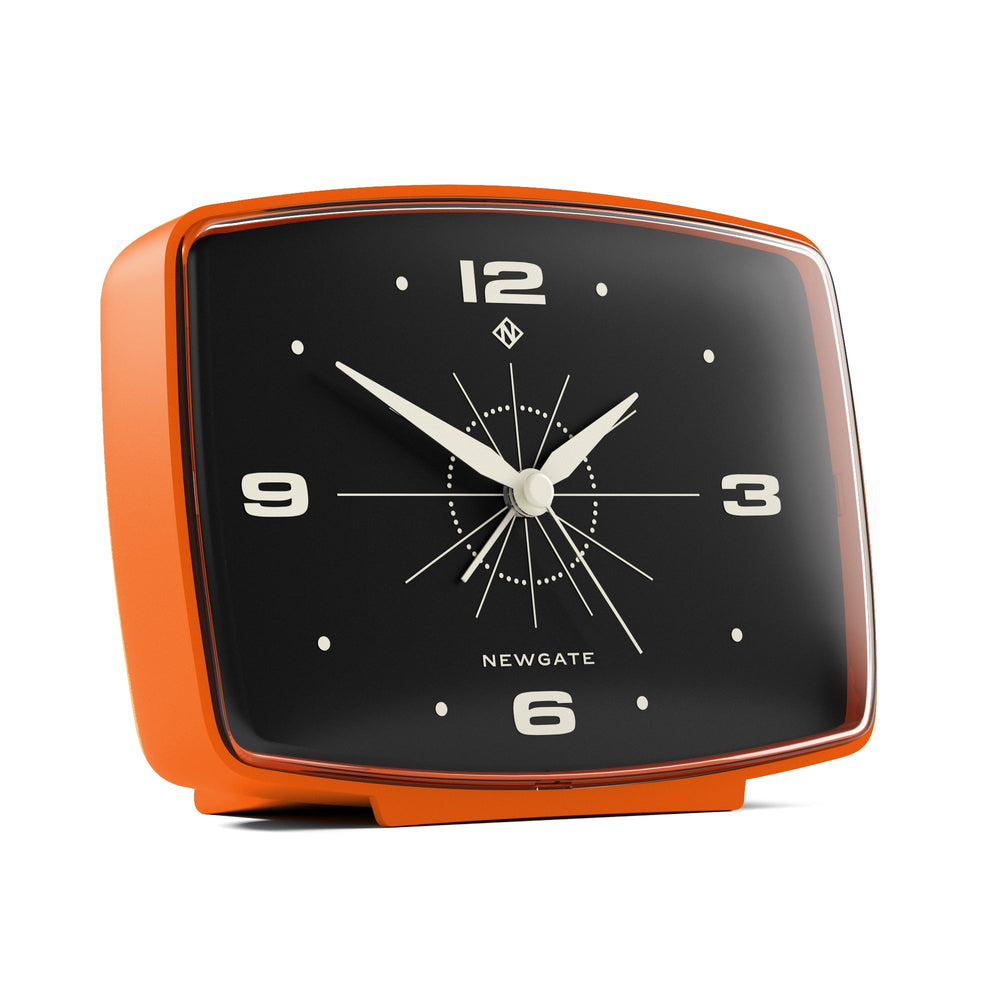 Newgate Brooklyn Retro Alarm Clock Orange 14cm NM-ALM/BRO36PO 2