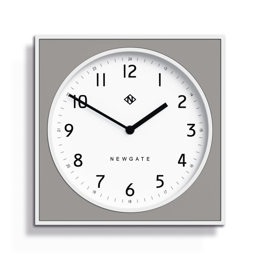 Newgate Burger Chips Wall Clock Posh Grey 29cm NGBURG261WPGY 1