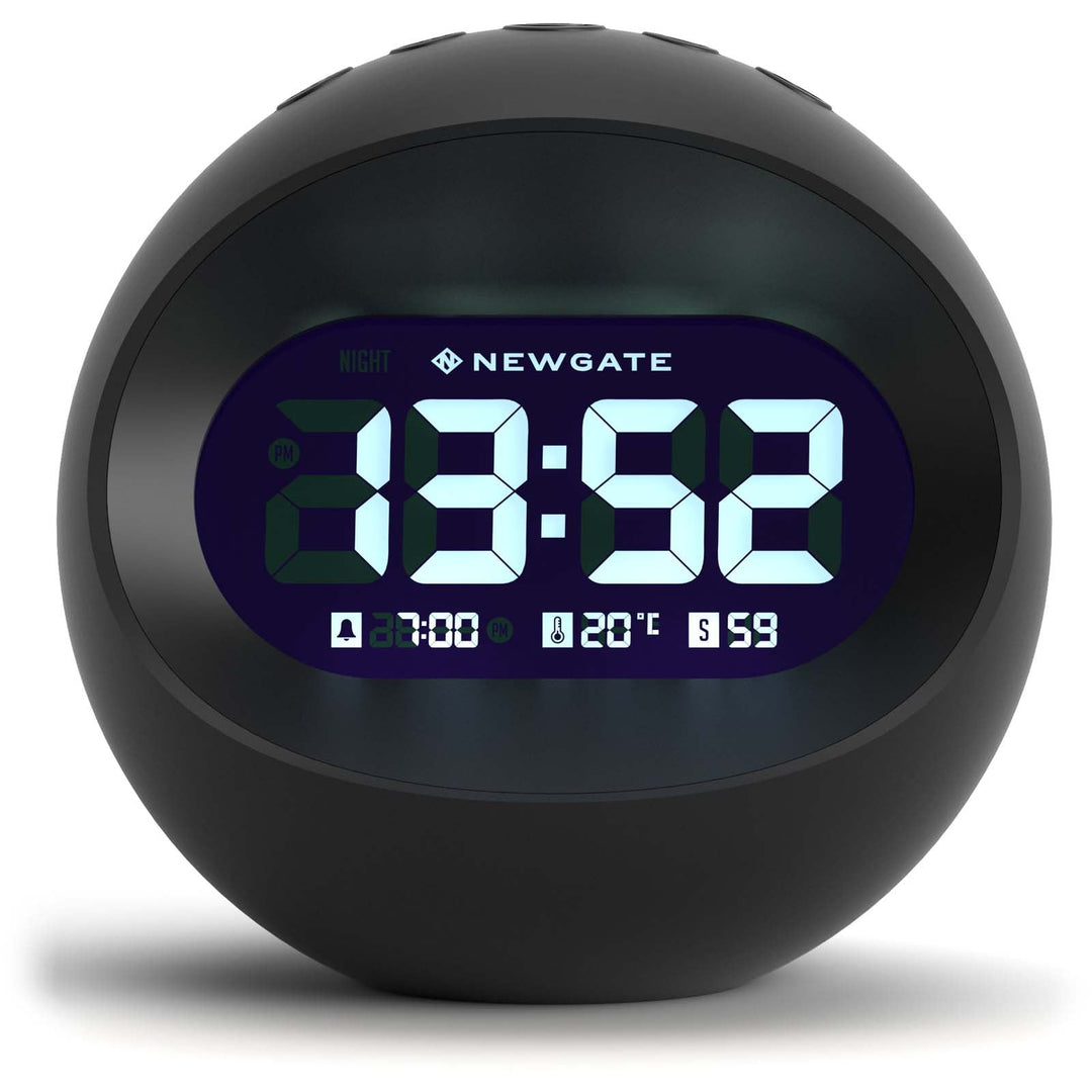 Newgate Centre Of The Earth LCD Alarm Clock Black 12cm NGLCD/COTE1 1