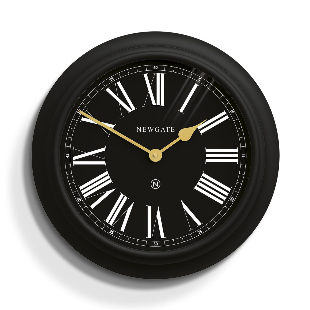 Newgate Chocolate Shop Wall Clock Black 50cm NGCHOC435CK 3