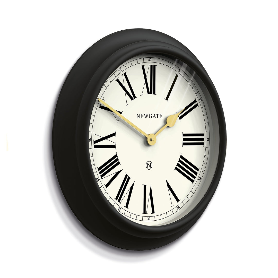 Newgate Chocolate Shop Wall Clock Black and Cream 50cm NGCHOC737CK 2