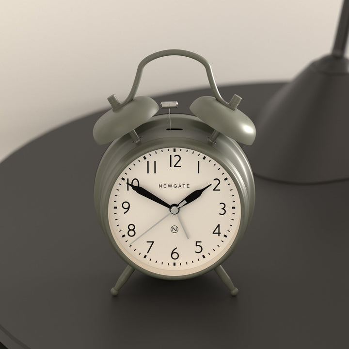 Newgate Covent Garden Twin Bell Alarm Clock Asparagus Green 17cm NGCGAM587ASG 3