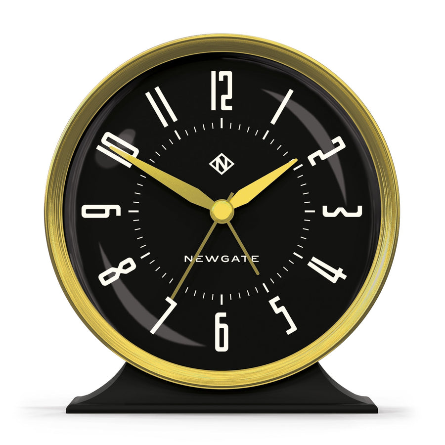 Newgate Hotel Art Deco Alarm Clock Black 13cm NGHOTE527CK 1