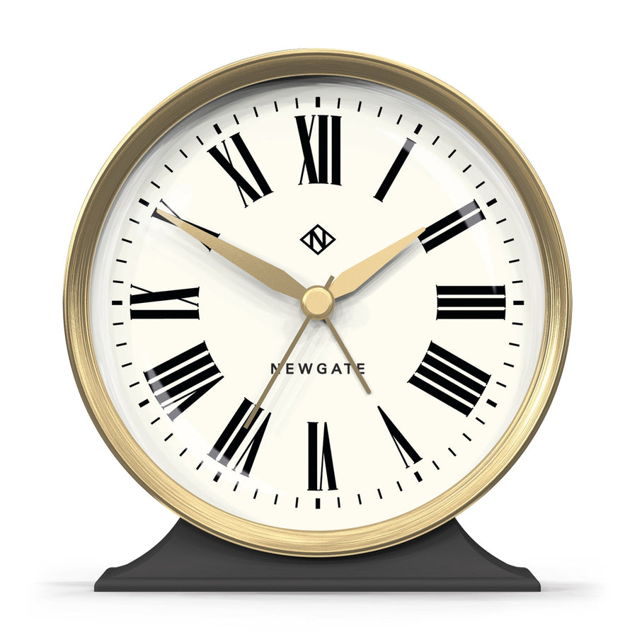 Newgate Hotel Art Deco Alarm Clock Moonstone Grey 13cm NGHOTE455BGY 1