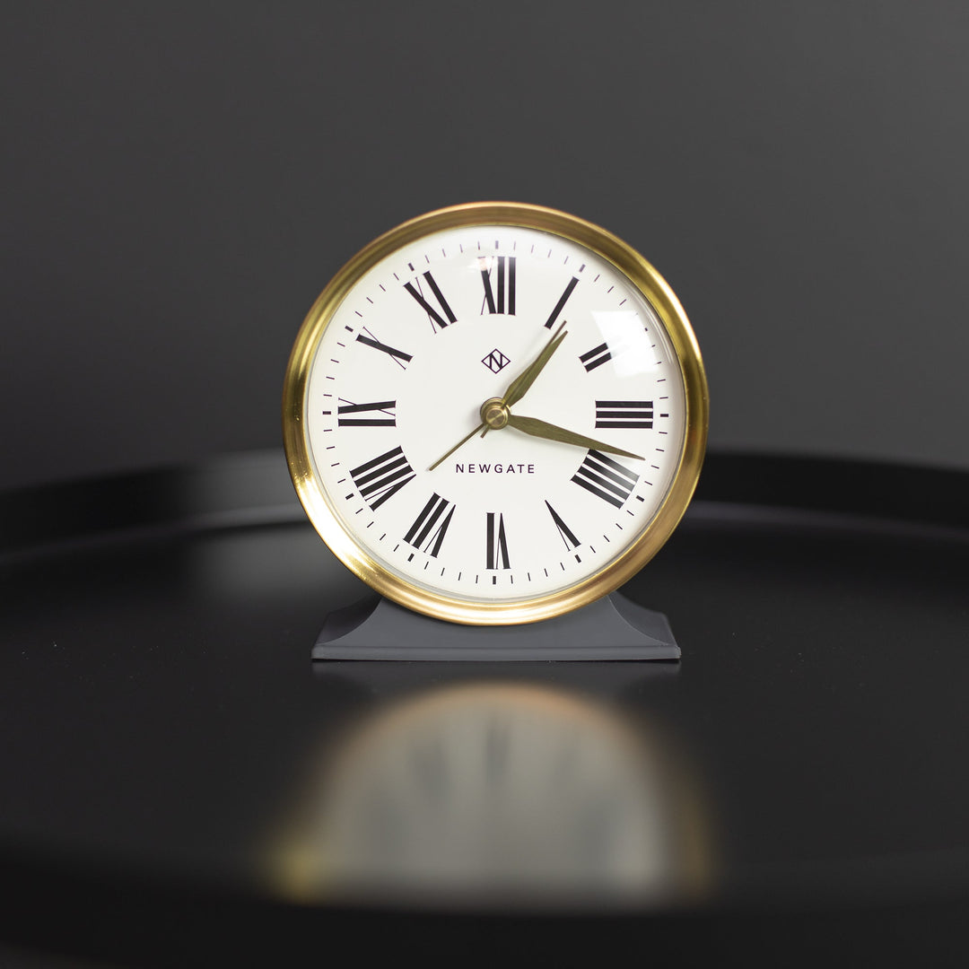 Newgate Hotel Art Deco Alarm Clock Moonstone Grey 13cm NGHOTE455BGY 3