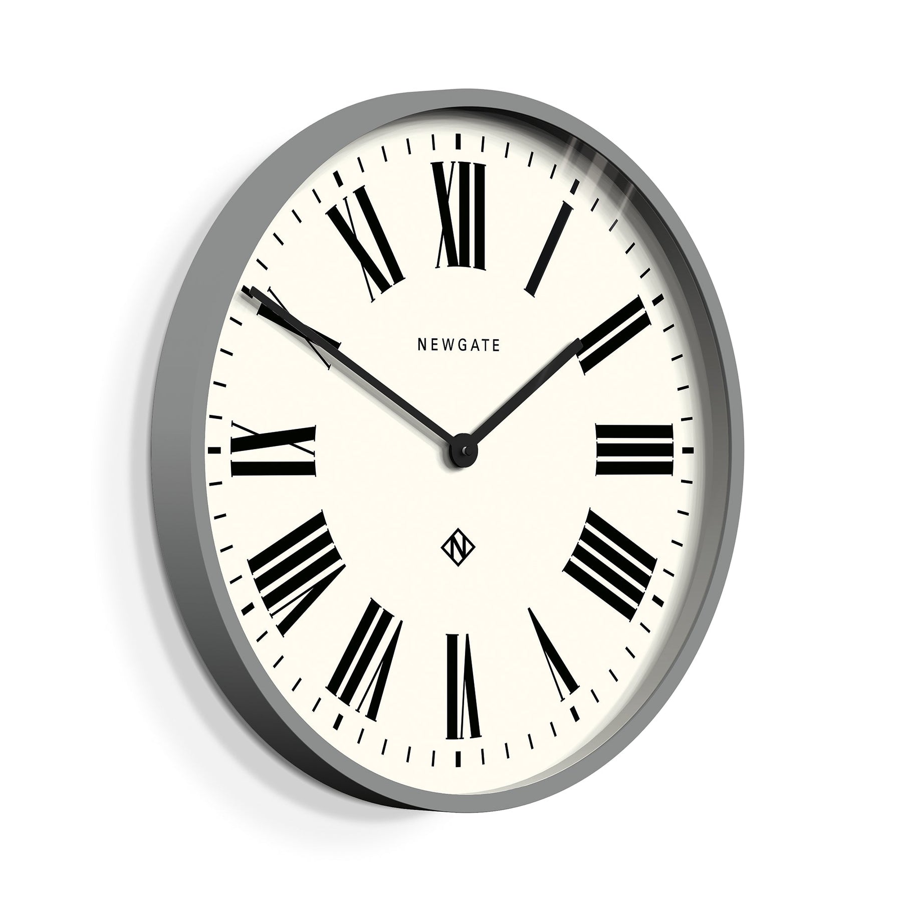 Buy Newgate Italian Number One Wall Clock Posh Grey 54cm Online – Oh Clocks