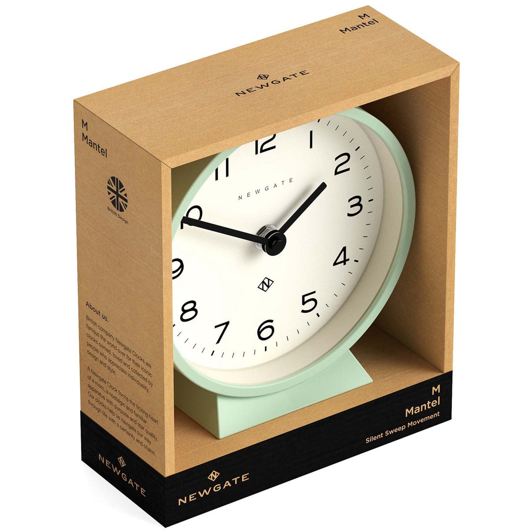 Newgate M Mantel Clock Neo Mint 17cm NGMMAN678NM 5