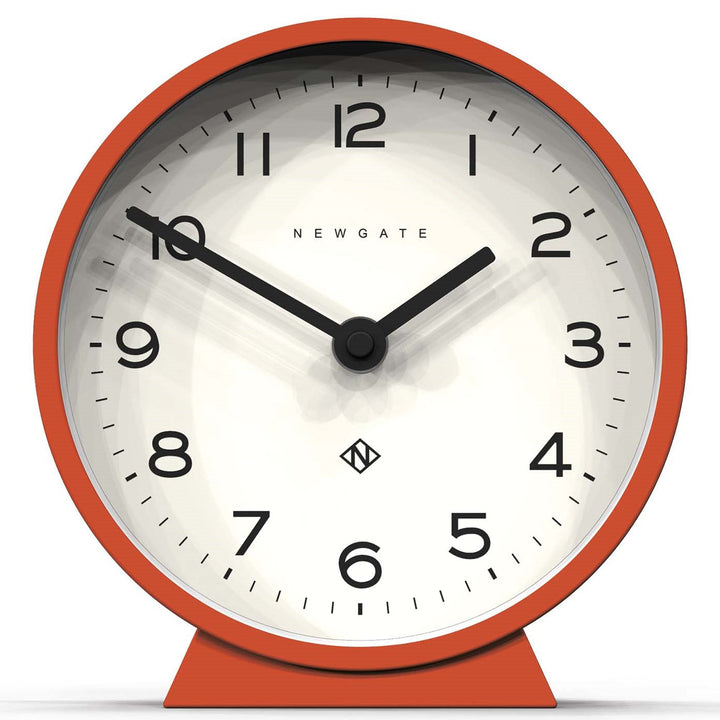 Newgate M Mantel Clock Orange 17cm NGMMAN678PO 1