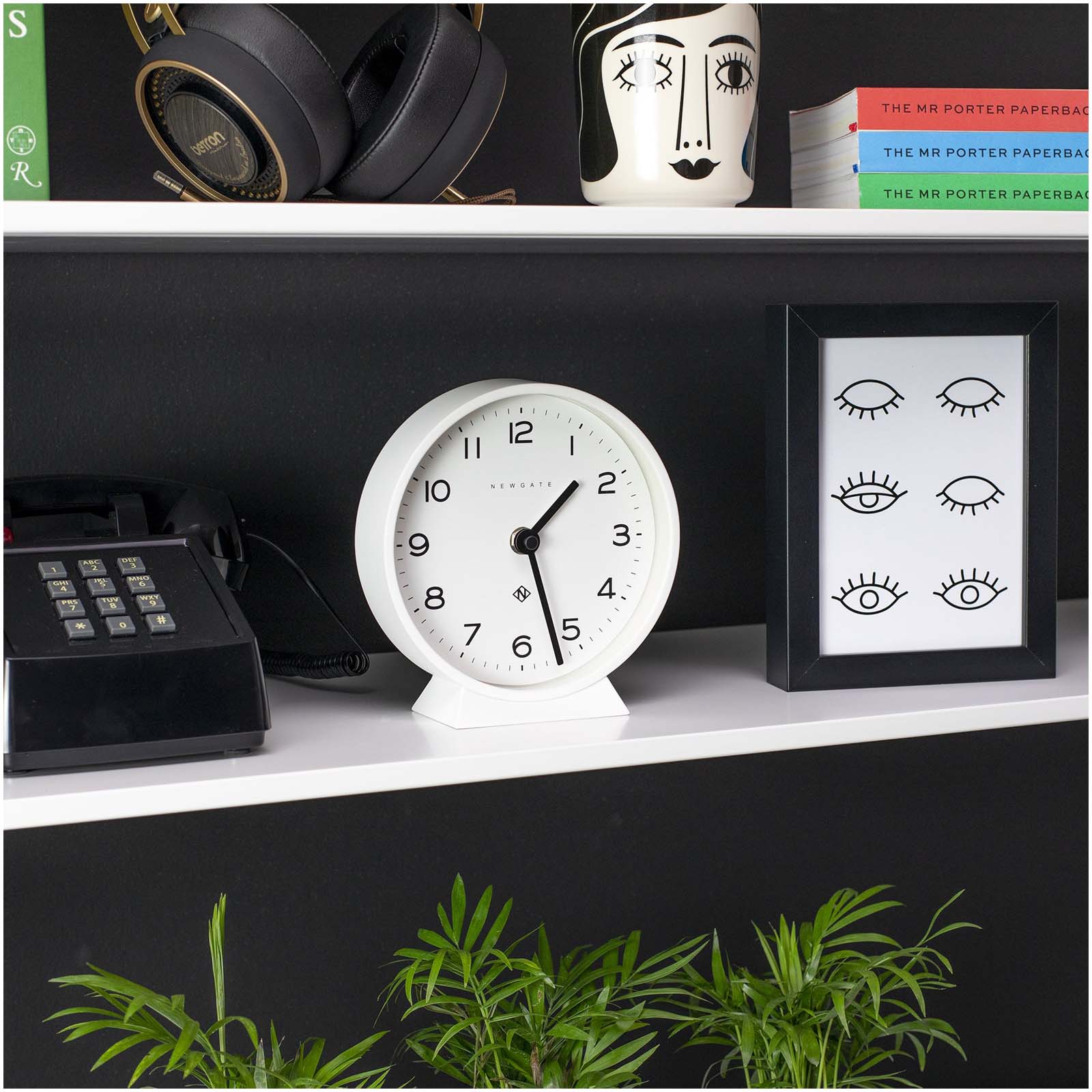 Buy Newgate M Mantel Clock Pebble White 17cm Online – Oh Clocks