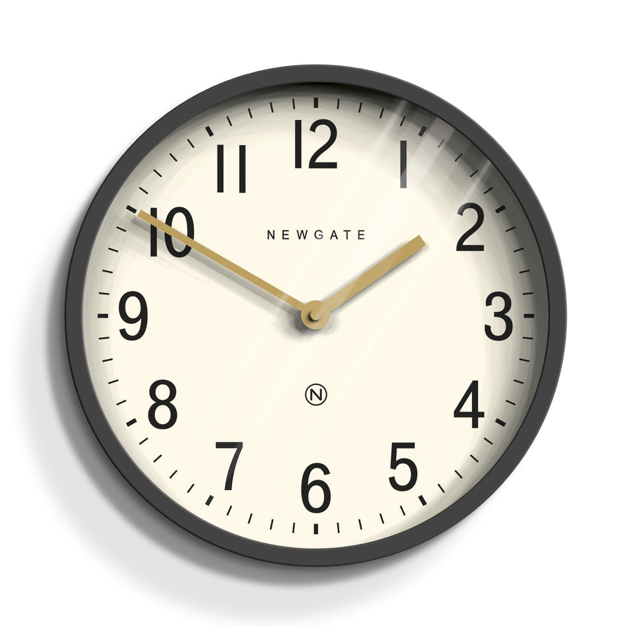 Newgate Master Edwards Wall Clock Moonstone Grey 30cm NGLUGG371BGY 1