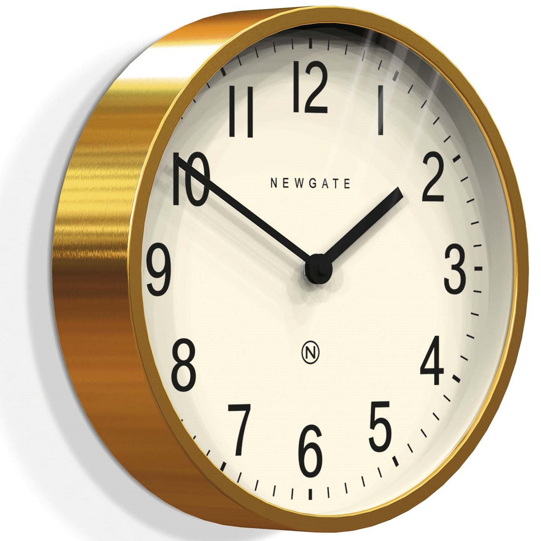 Newgate Master Edwards Wall Clock Radial Brass 30cm NGLUGG371RAB 2