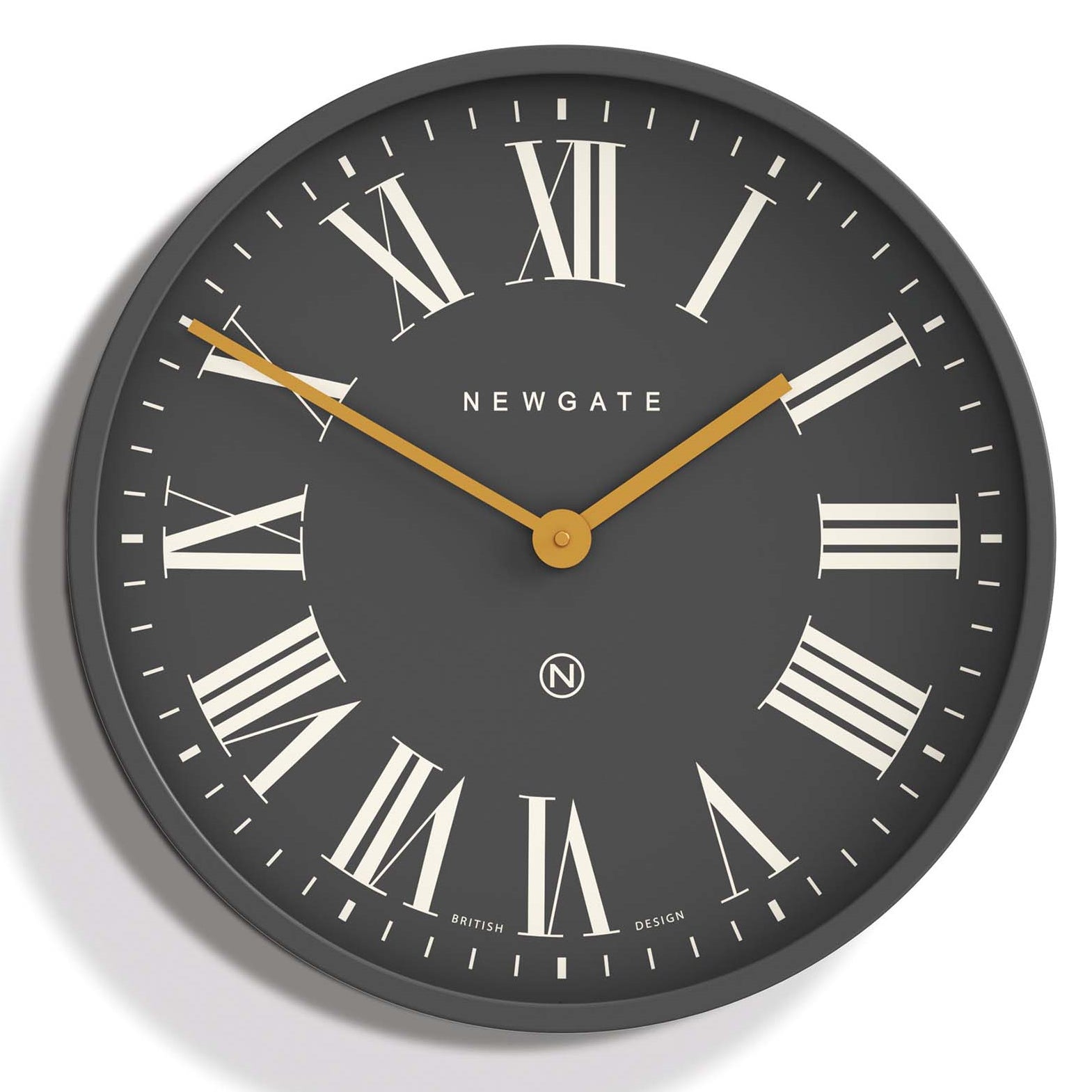 Buy Newgate Mr Butler Wall Clock Moonstone Grey Reverse Dial 45cm – Oh ...
