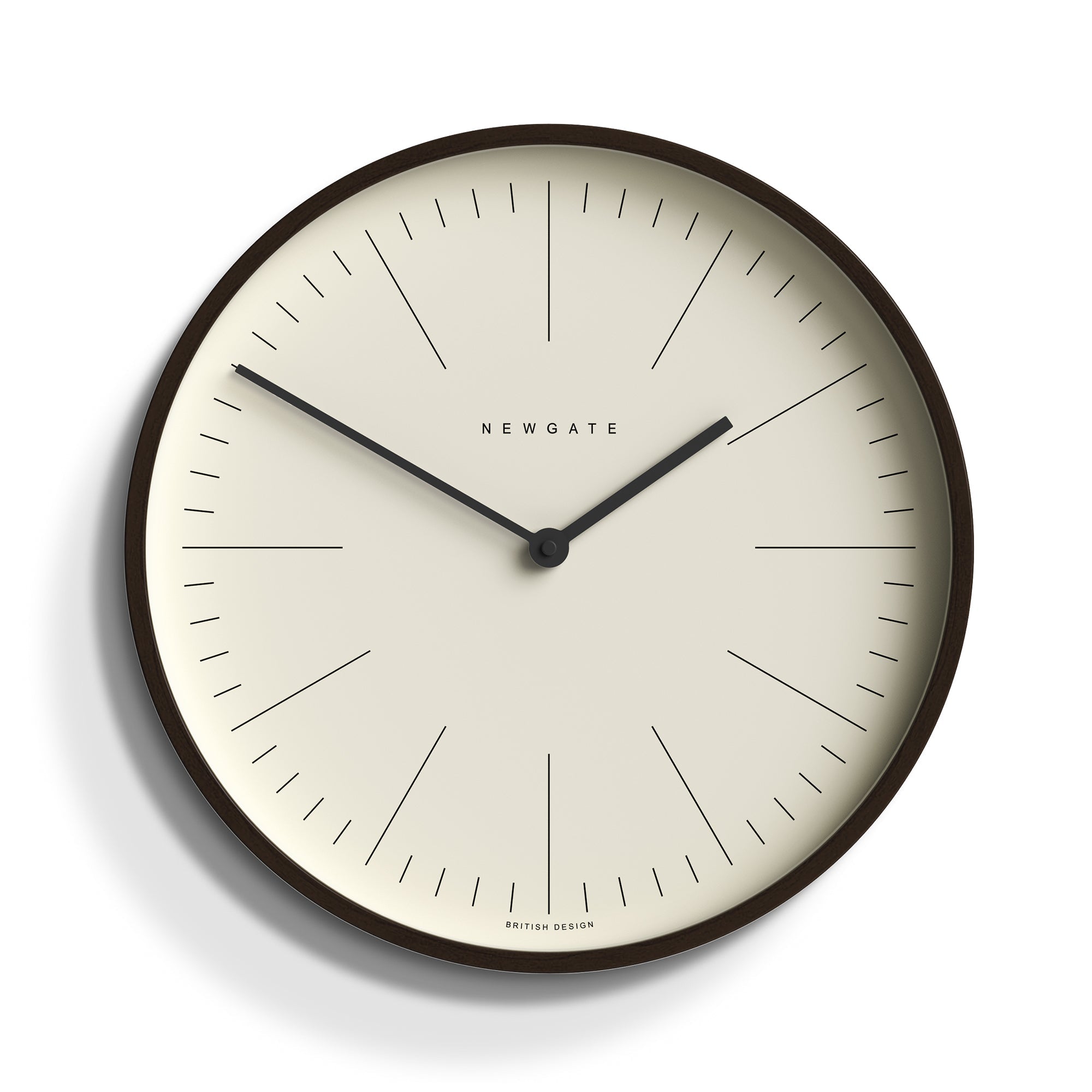 Buy Newgate Mr Clarke Dark Wood Wall Clock Marker Dial – Oh Clocks