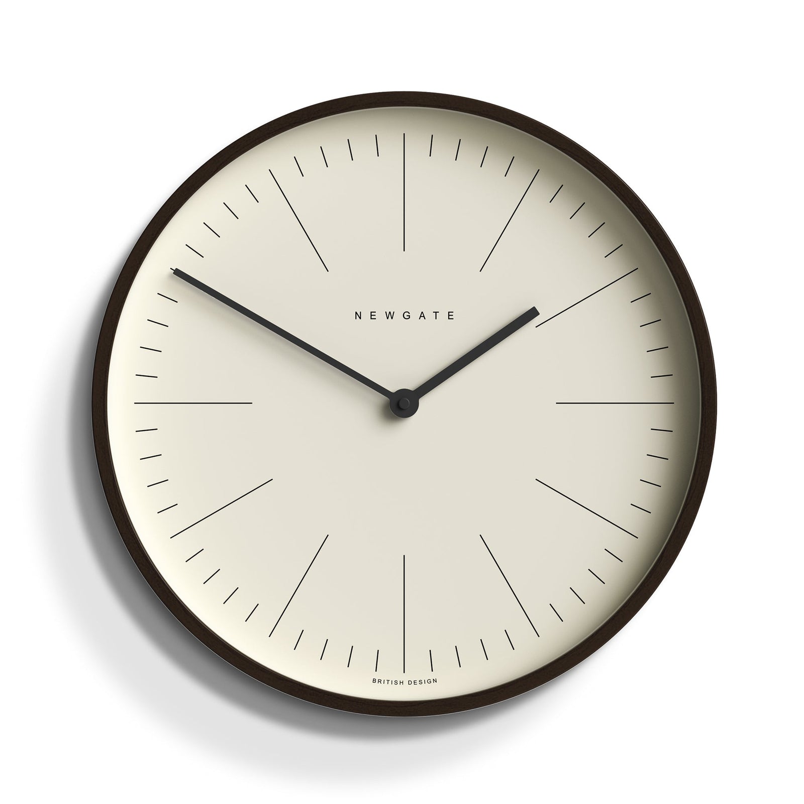 Newgate Mr Clarke Dark Wood Wall Clock Marker Dial 28cm NGMRC160DPLY28 1 #size_28cm