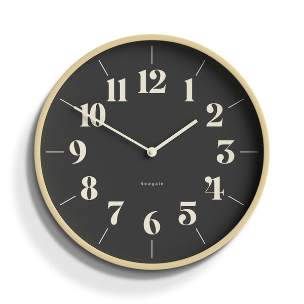 Newgate Mr Clarke Hopscotch Pale Wood Wall Clock Reverse Dial – Oh