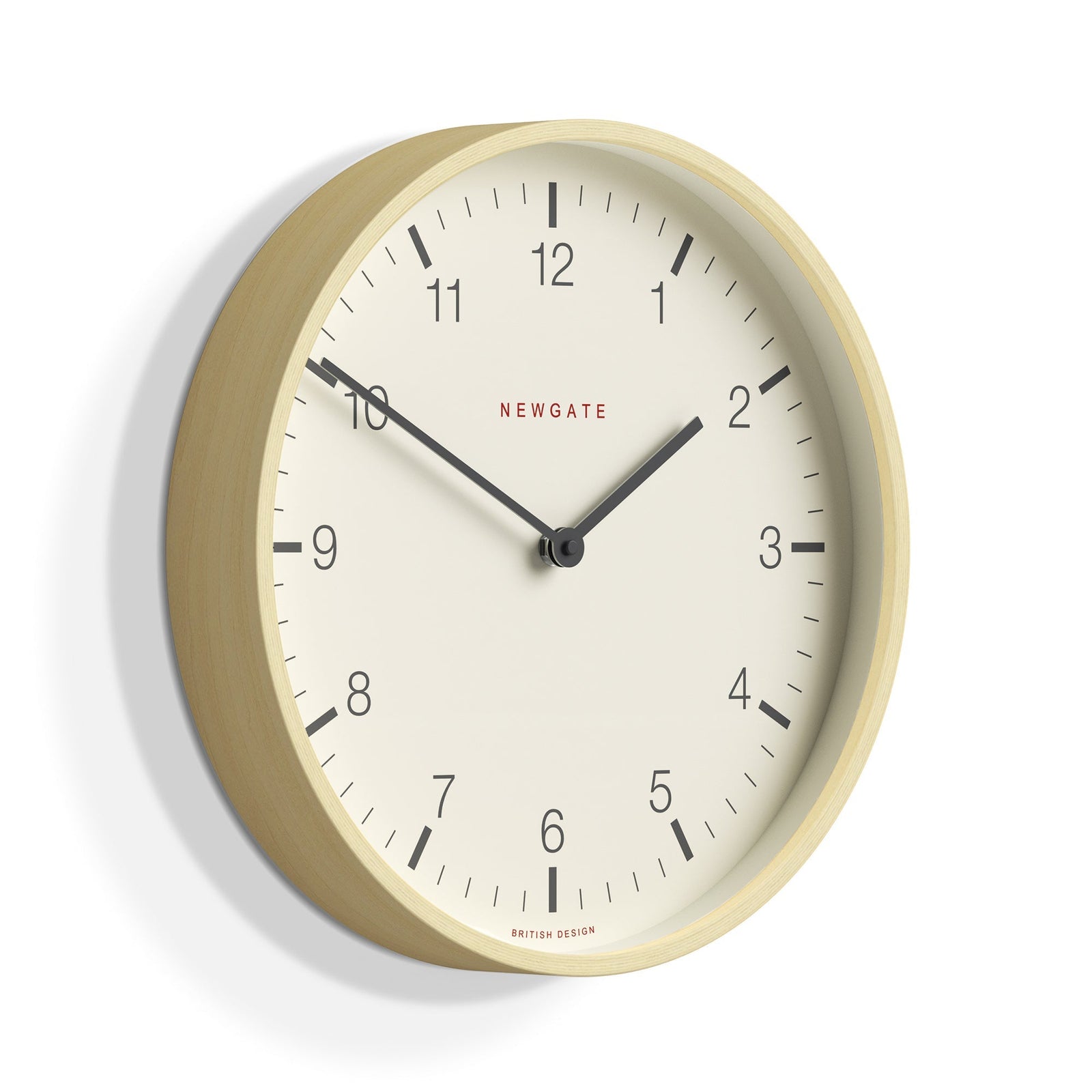 Newgate Mr Clarke Pale Wood Wall Clock Arabic Dial 28cm NGMRC159PLY28 2 #size_28cm