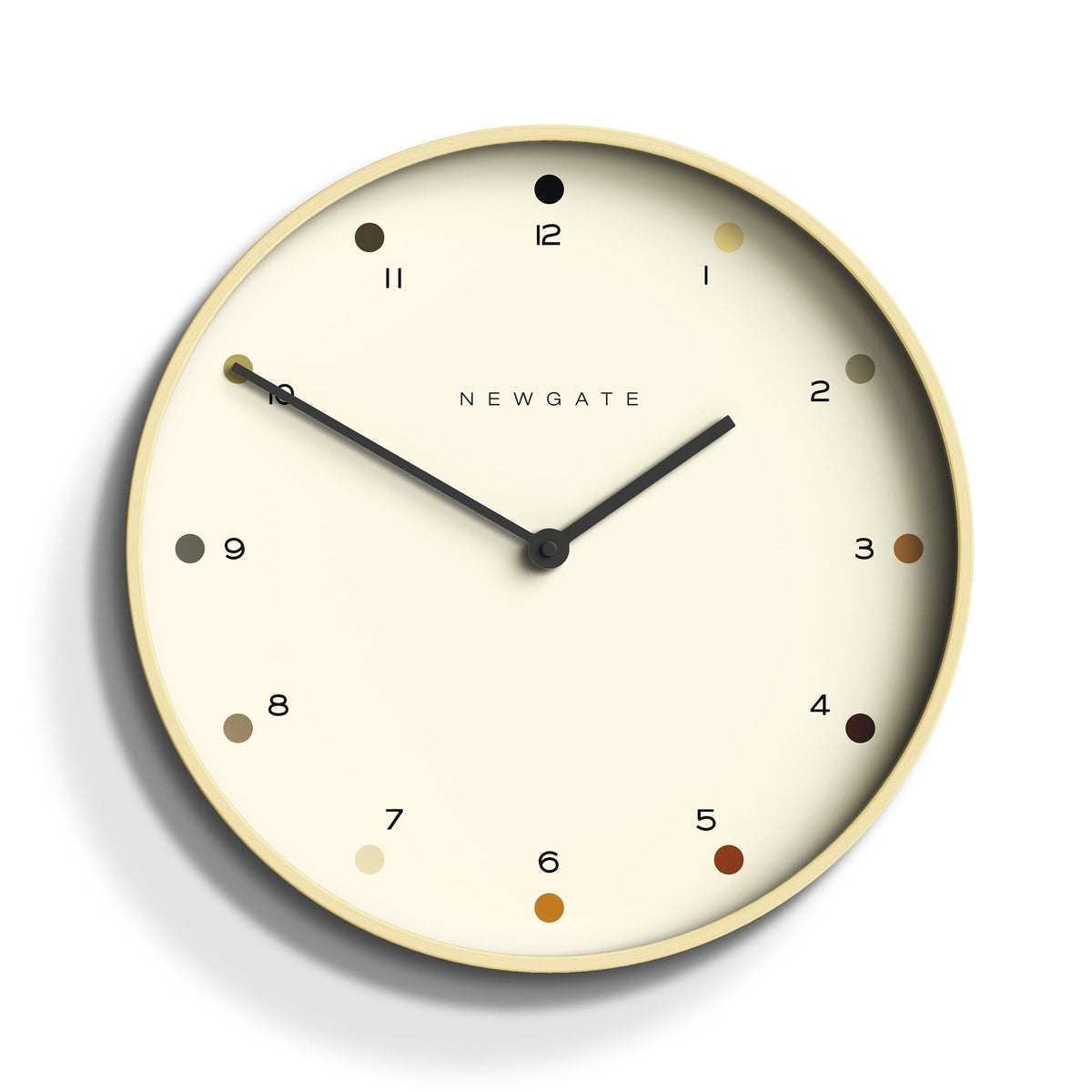 Neefate Clock Buy Newgate Mr Clarke Pale Wood Wall Clock Dot Dial 41cm Online – Oh Clocks