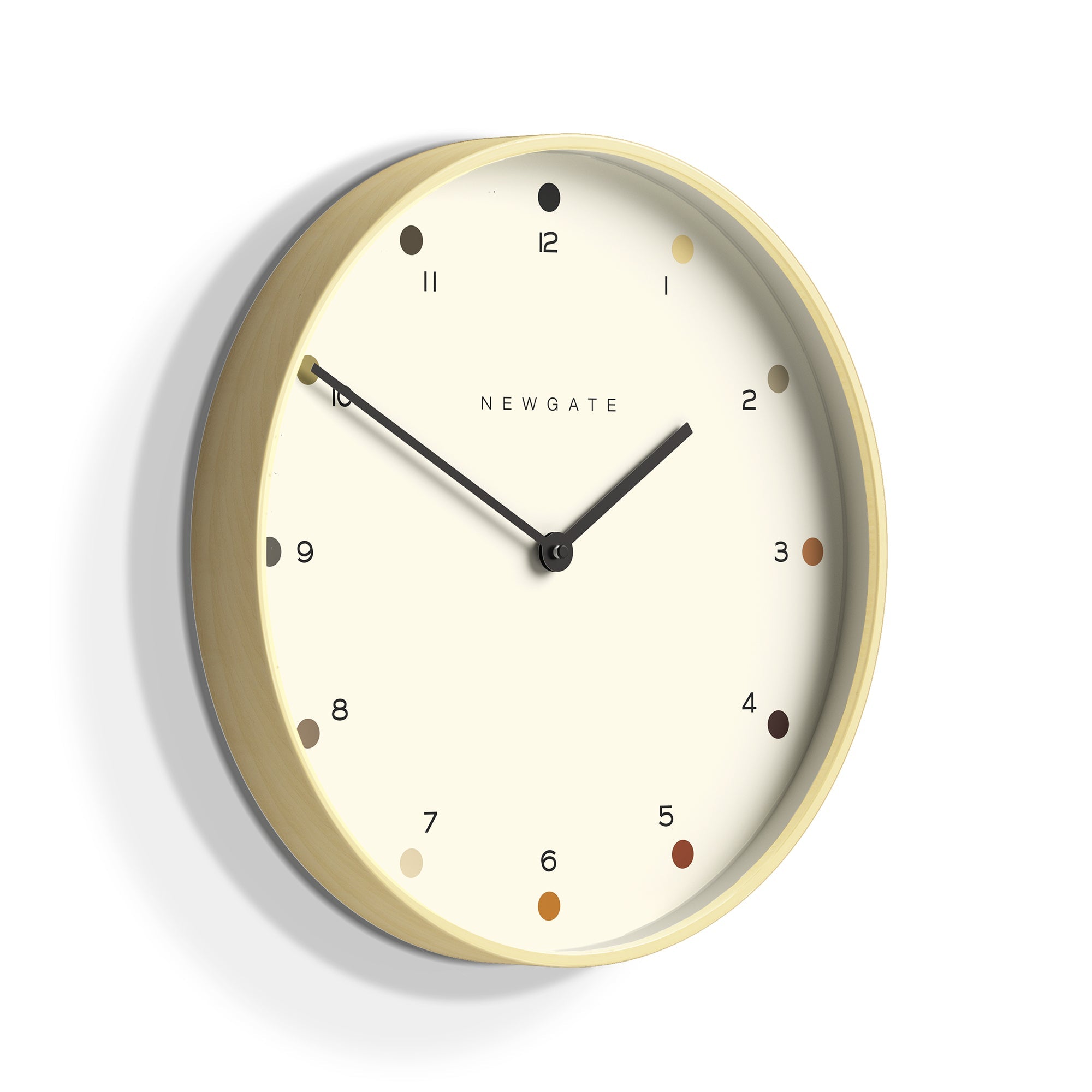 コンラン　NEWGATE MR CLARKE PALE WOOD CLOCK Buy Newgate Mr Clarke Pale Wood Wall Clock Dot Dial 41cm Online
