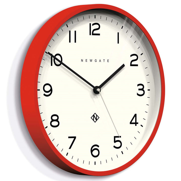 Newgate Number Three Echo Wall Clock Silicone Red 38cm NGNUMTHR129FER 2