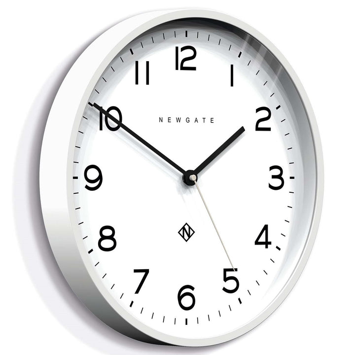 Newgate Number Three Echo Wall Clock Silicone White 38cm NGNUMTHR129PW 2