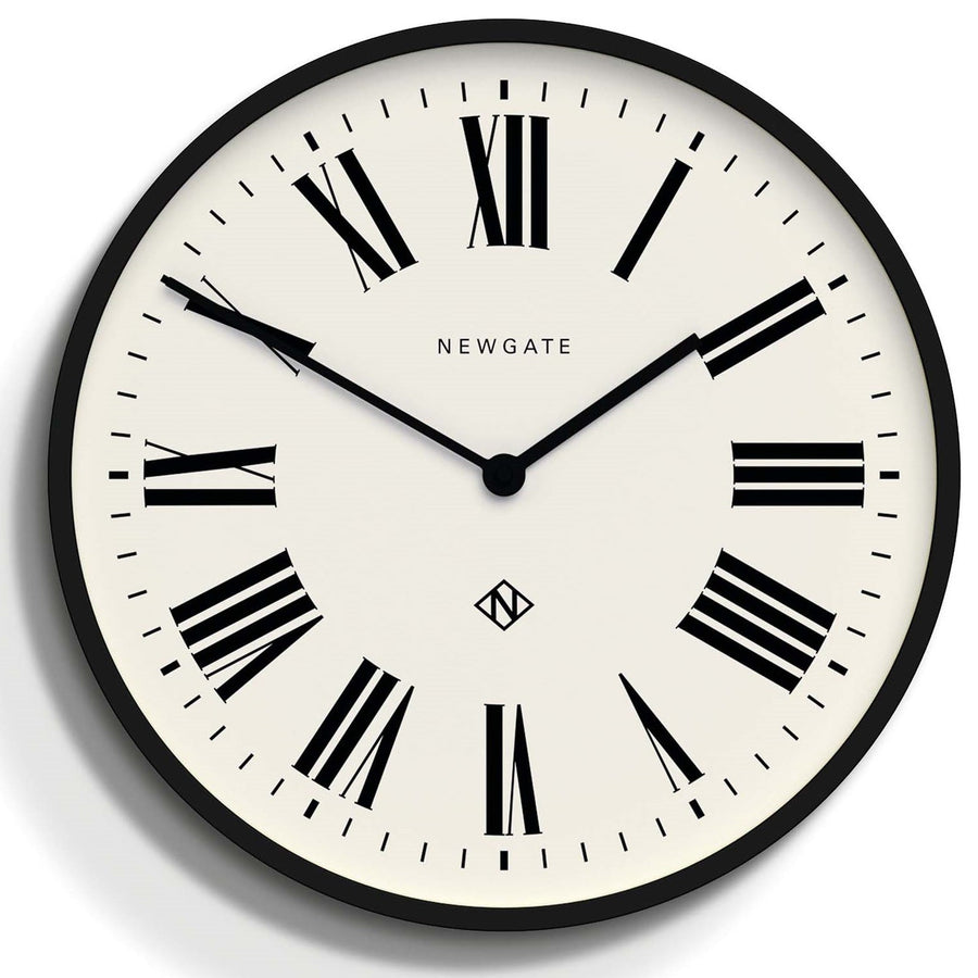 Newgate Number Three Italian Wall Clock Black 38cm NGNUMTHR148K 1