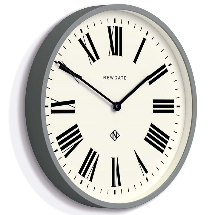 Newgate Number Three Italian Wall Clock Grey 38cm NGNUMTHR148PGY 2