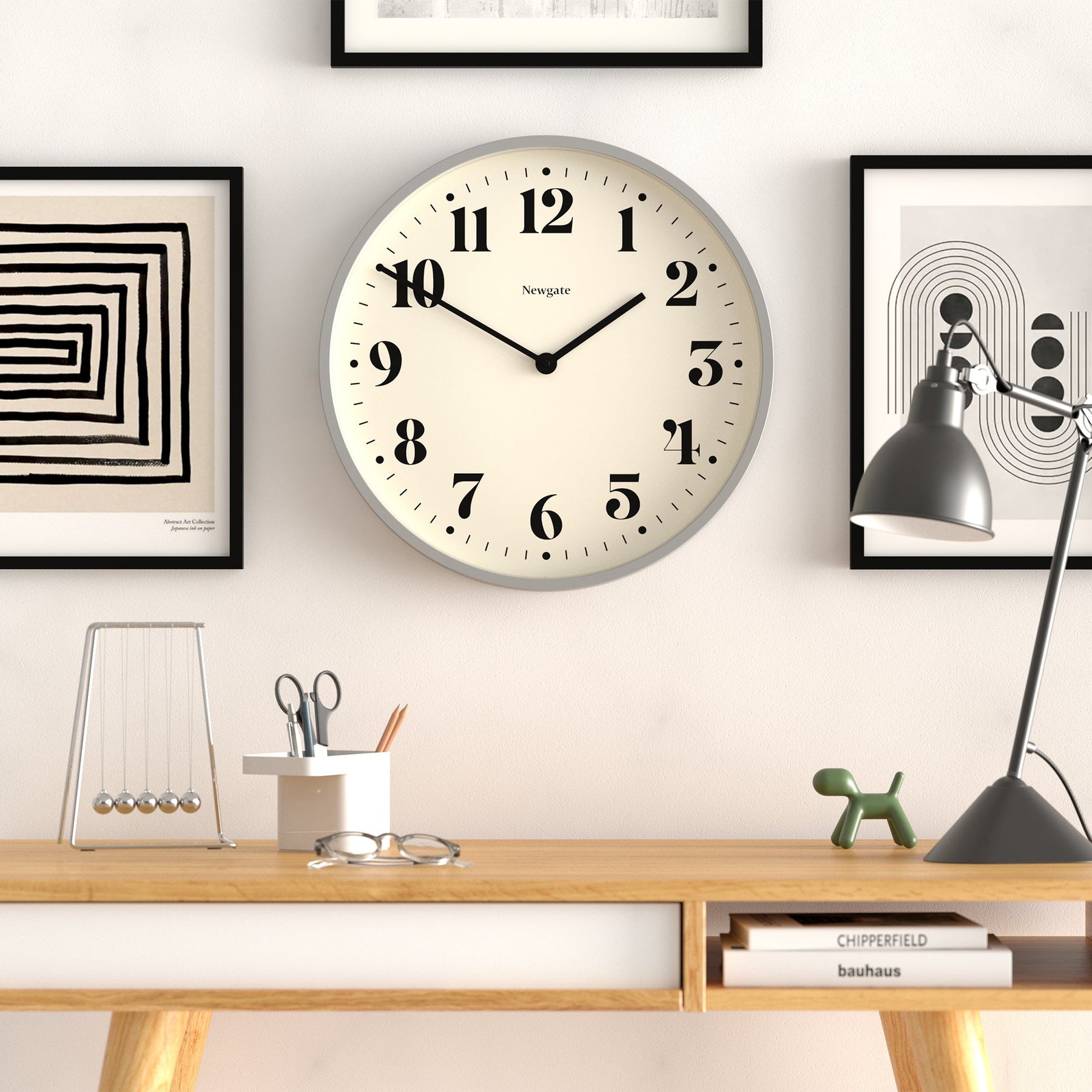 Buy Newgate Number Two Wall Clock Posh Grey 45cm Online – Oh Clocks