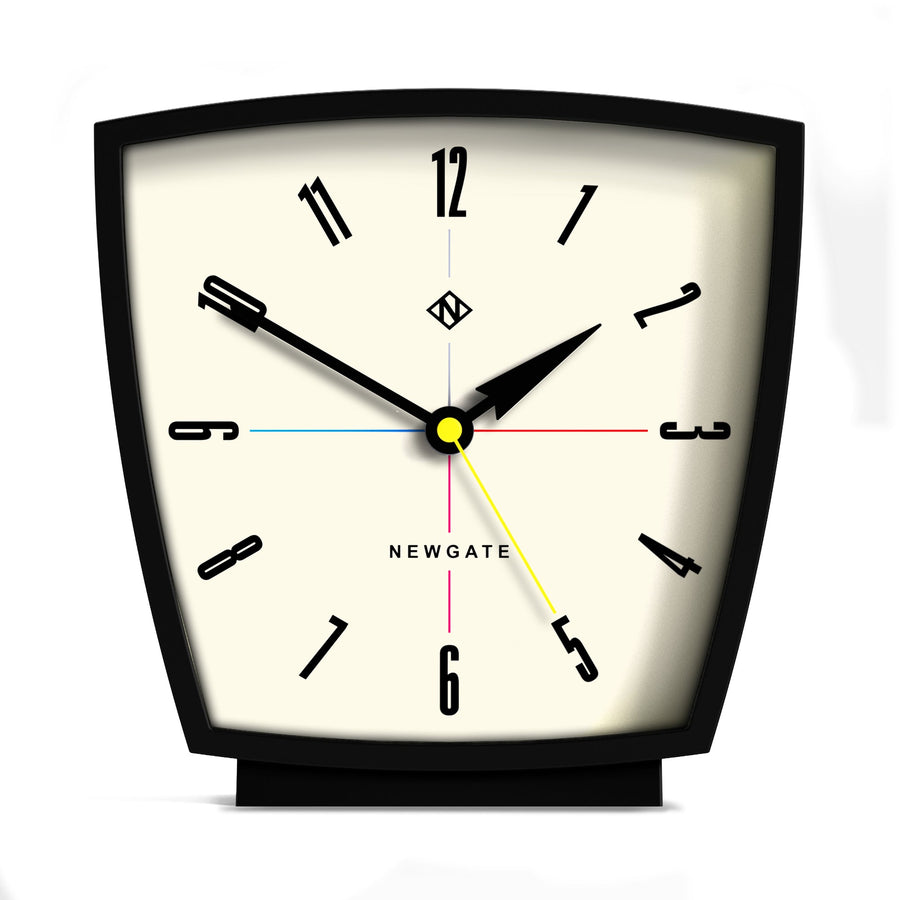 Newgate Odyssey Black Mantel Clock 21cm NGMAN/ODY220K 1