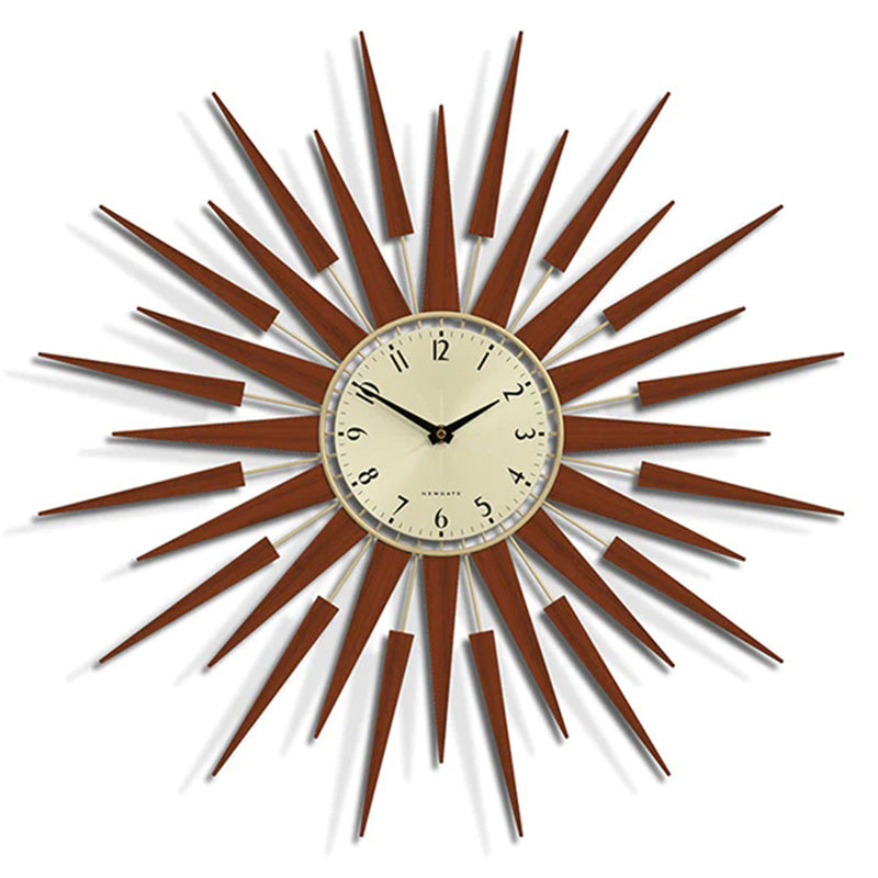 Newgate Pluto Sunburst Wall Clock 67cm NGPLUTOG 1