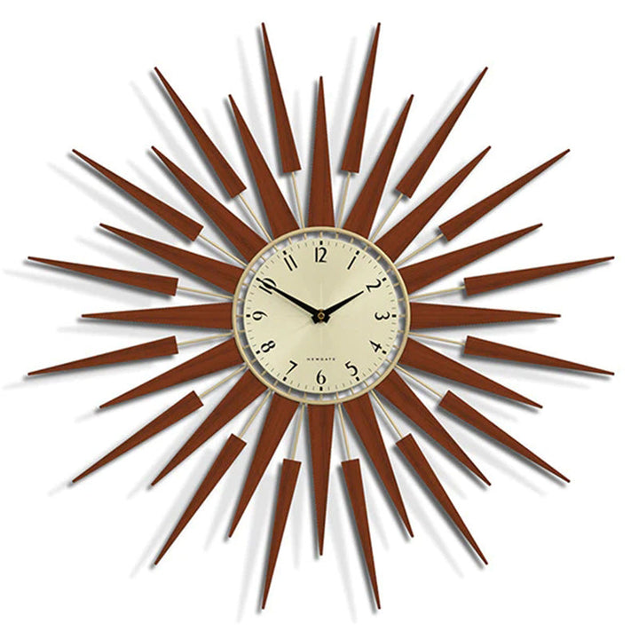 Newgate Pluto Sunburst Wall Clock 67cm NGPLUTOG 1