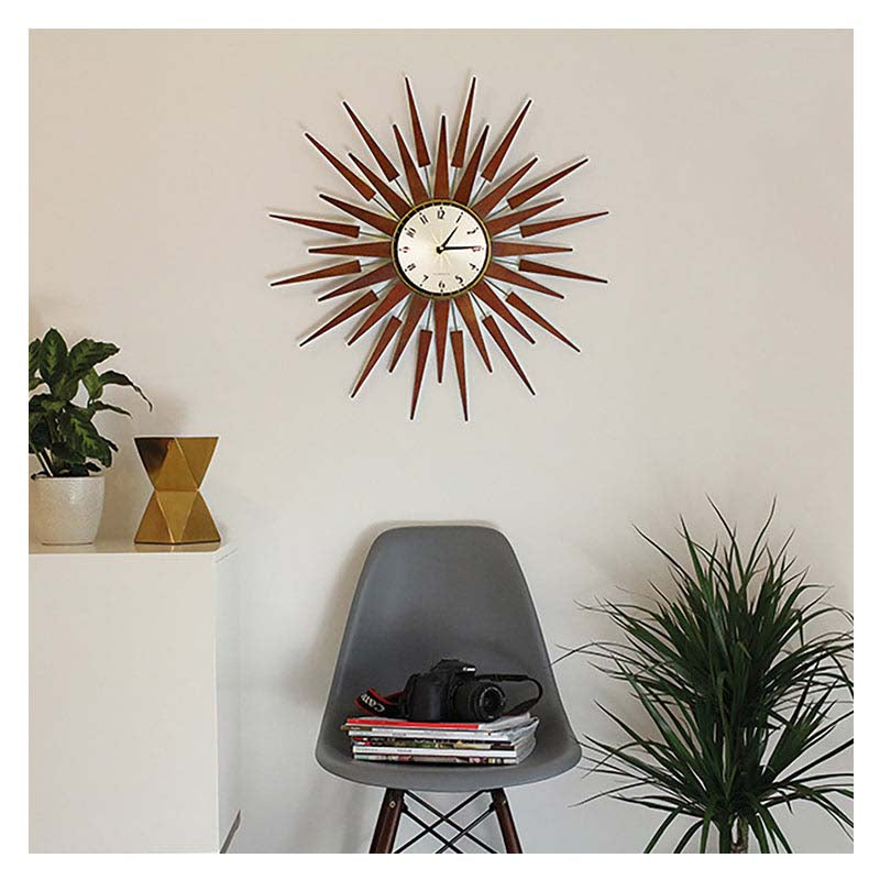 Newgate Pluto Sunburst Wall Clock 67cm NGPLUTOG 5