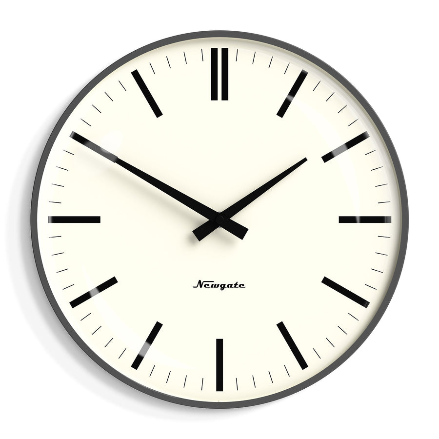 Newgate Radio City Wall Clock Markers Blizzard Grey 33cm NM-RADC310BGY 1