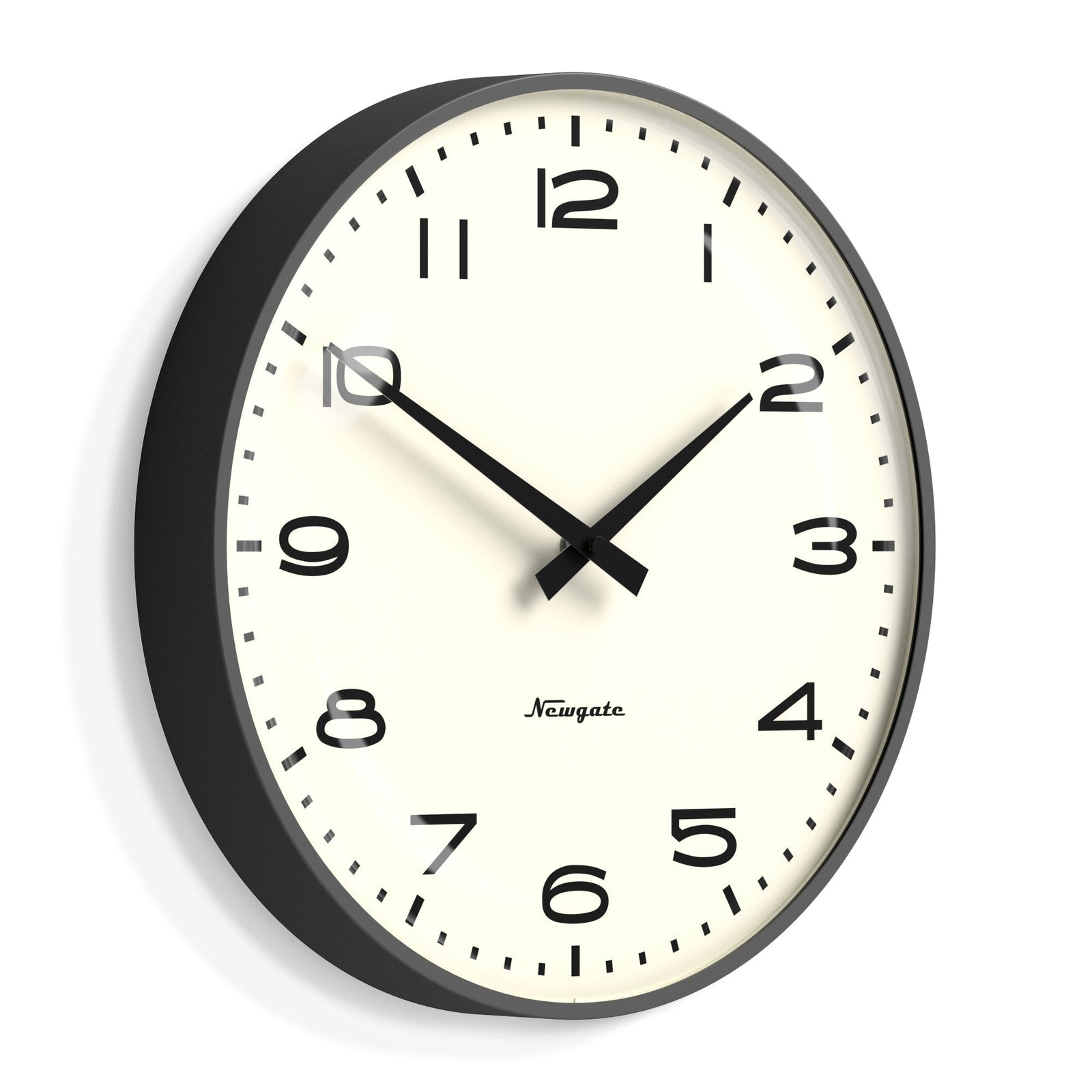Newgate Radio City Wall Clock Numbers Blizzard Grey 33cm NM-RADC254BGY 2