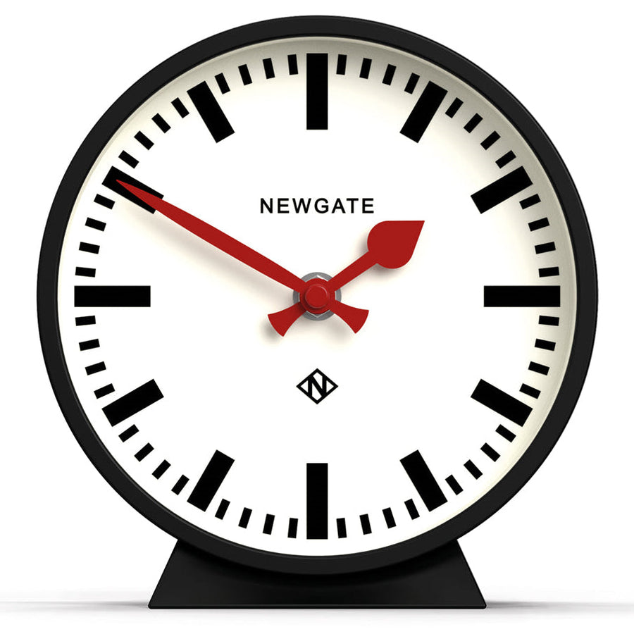 Newgate Railway Mantel Clock Cave Black 17cm NGMMAN390K 1