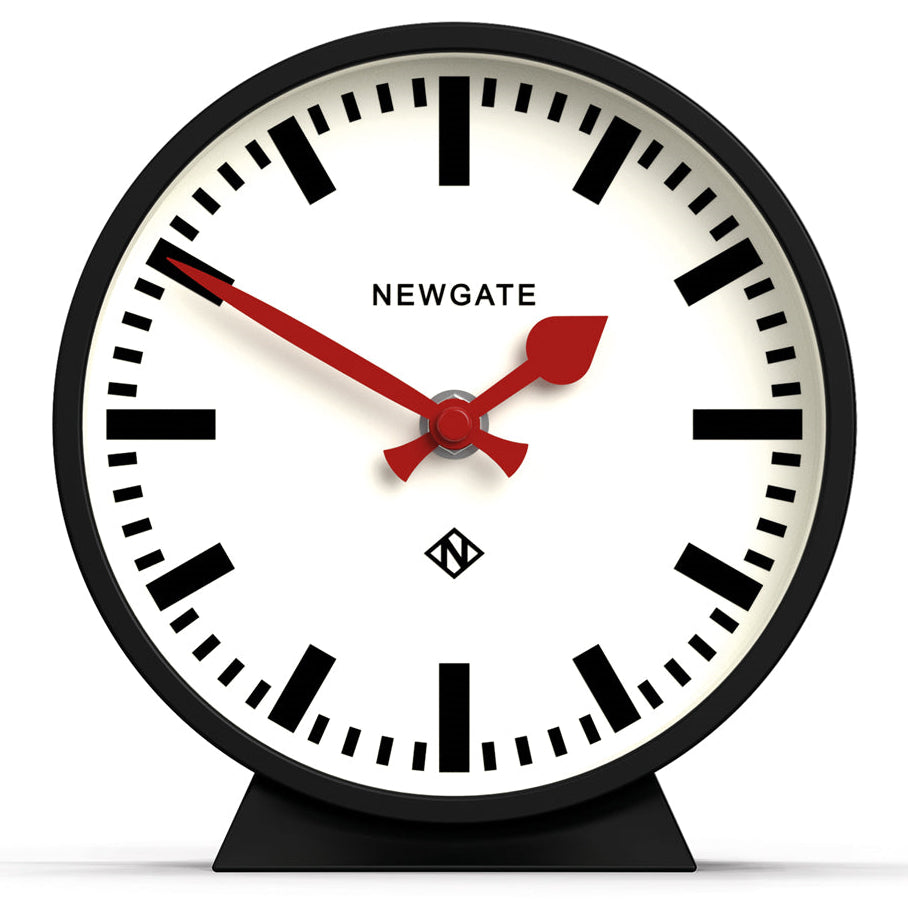 Newgate Railway Mantel Clock Cave Black 17cm NGMMAN390K 1