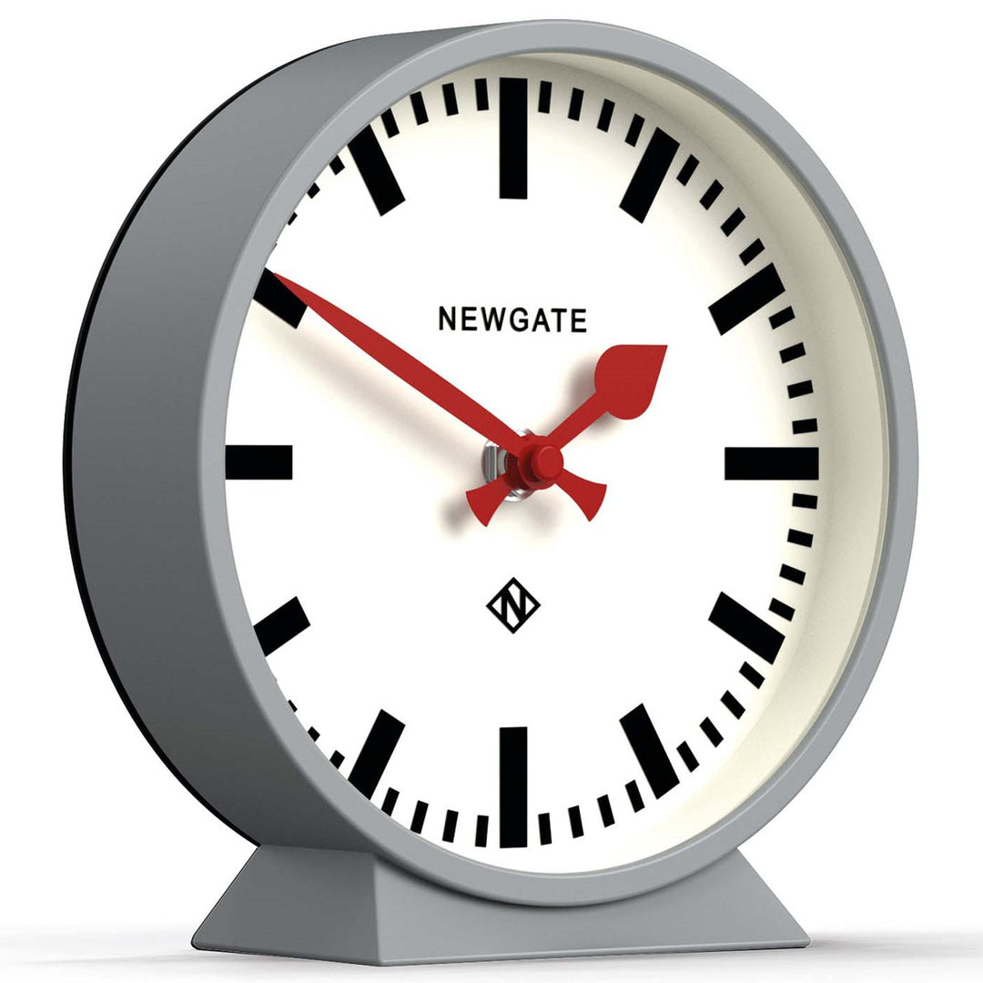 Newgate Railway Mantel Clock Posh Grey 17cm NGMMAN390PGY 2
