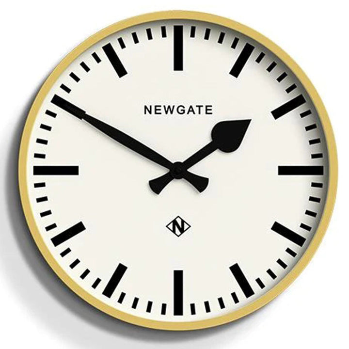 Newgate Railway Wall Clock Yellow 38cm NGNUMTHR390CHY 6
