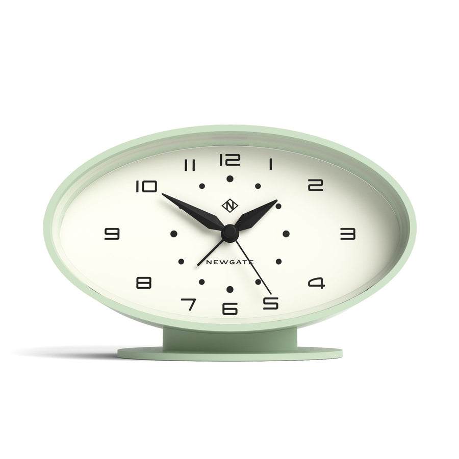Newgate Ronnie Retro Oval Alarm Clock Neo Mint 16cm NGALM/RON34NM 1