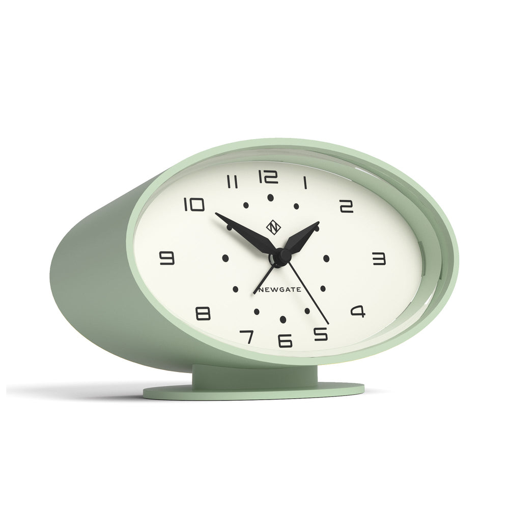 Newgate Ronnie Retro Oval Alarm Clock Neo Mint 16cm NGALM/RON34NM 2