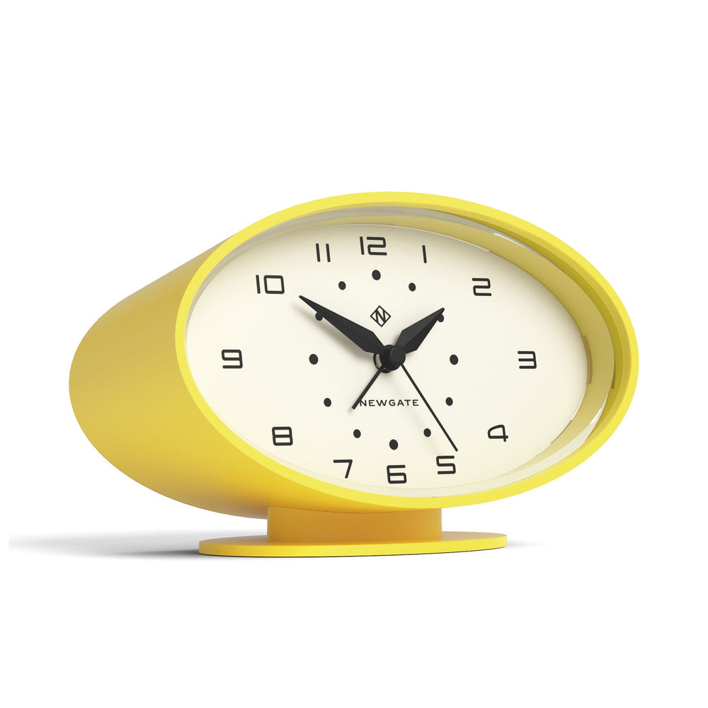 Newgate Ronnie Retro Oval Alarm Clock Yellow 16cm NGALM/RON34Y 2