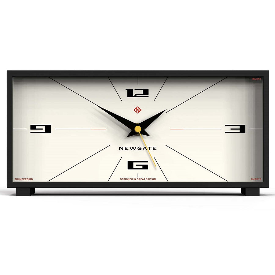 Newgate Thunderbird Mantel Clock Neutral Rocket Dial 28cm NGMAN/THUN201CK 1